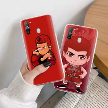 Slam Dunk TPU Case for iPhone XR 7 8 14 15 11 12 13 X XS Pro Max Xiaomi Redmi 13C Note 9 Samsung A22 S23 S24 Ultra Plus VIVO Samsung A55 5G кожа буйвола
