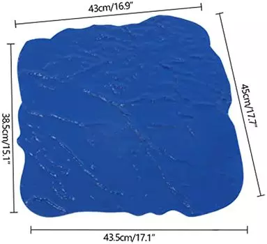 Сланец бесшовные текстуры штампы коврики кожа бетон цемент штамповка шаблон 18x18 бетон цемент текстура отпечаток штамп кожа коврик синий