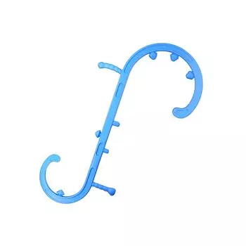 Slanku Акупрессурная палочка для давления на точки Шиацу Палочка для напряженных плеч Плечо Плечевая область Шиацу Выступы в 3 съемных может использоваться 2 синий