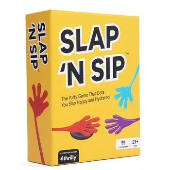 Slap N Sip - The Viral Sticky Hand Game - Adult Party Game family Default