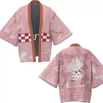 Slayer Kimono Demon Tanjiro Nezuko Zenitsu Cloak Giyu Cosplay Costume Adult Kids Nezuko,Children