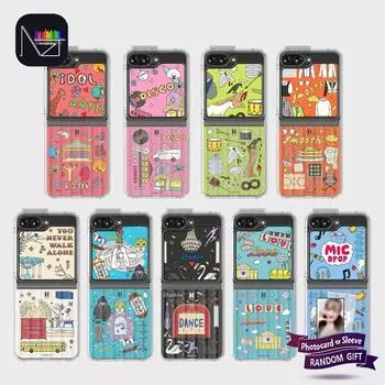 SLBS@ BTS Набор чехлов для карточек с музыкальной тематикой Galaxy Z Flip5