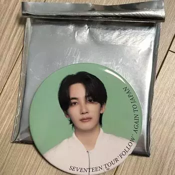 Следуйте снова Япония может значок Jeonghan от Seventeen