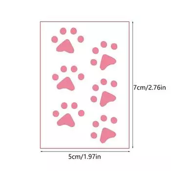 Следы животных, милые кошачьи лапки, водонепроницаемые временные татуировки для мужчин и женщин, отпечатки лап, временные татуировки, наклейка, рукав, татуировка