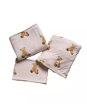 sleep Bear pattern set PSGG244829 PNK SD [Gelato Pique] 3-piece (semi-double) Women s