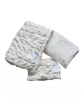 sleep Pokopoko Gather set PSGG244807 OWHT D [Gelato Pique] 3-piece (double) Women s