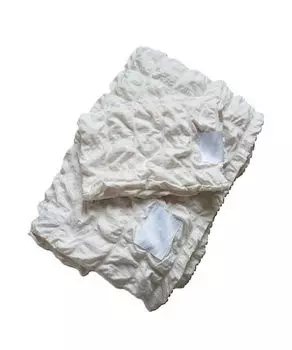 sleep Pokopoko Gather set PSGG244809 OWHT SD [Gelato Pique] 2-piece (semi-double) Women s