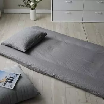 Sleep Tailor Сделано в Японии Льняной хлопковый пододеяльник Односпальный льняной хлопковый полосатый антибактериальный устойчивый к запахам дезодорирующий популярный скандинавский пододеяльник