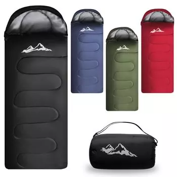 Sleeping Bag, All Seasons, Disaster Prevention, Mummy Shape, Compact [Sleeping Bag from Japanese Bedding Manufacturer] 210T Waterproof, Heat