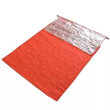 Sleeping bag for 2 sleeping envelope sleeping orange people, bag, type, outdoor, camping, hiking, bag, self-heating type,