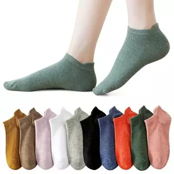 SLEEPSINERO Носки до щиколотки и хлопковые носки до щиколотки для милых и спортивных кроссовок, размеры на все сезоны женские (Влагоотводящий, Быстросохнущий,