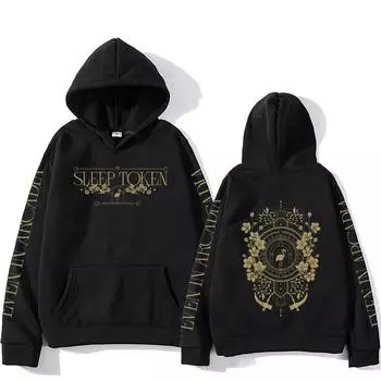 SleepToken Metal Band Hoodies Unisex Men s Women Fans Sweatshirt Fashion Groove Metal Aesthetic Streetwear Retro Loose-fit Hoody XS чёрный