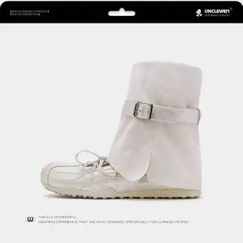 Sleeve lace-up Mary Jane shoes women s 2025 summer new fashion versatile super cool sports leisure pile short boots 35