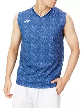 Sleeveless Shirt Game Shirt Purple L [YONEX] (Sleeveless) Men s Navy/Blue (235)