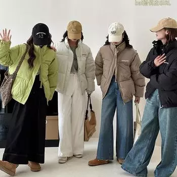 Sleeves removable cotton clothes men s and women s winter thickened design sense vest vest cotton clothes casual couple cotton coat S