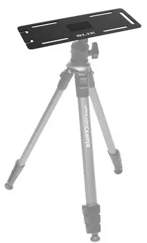 Slick Tripod Table LEPTOS Table Width 300mm x Depth 120mm Compatible with Swiss Standard Mounting Made of Aluminum 209813 U1/4/Arca