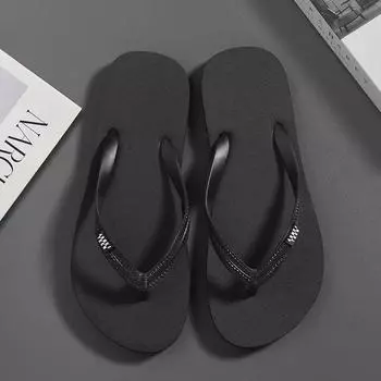 Slides 2024 Fashion Men s Shoe Flat Male Slipper Beach Original Summer Sale Comfortable Trend With Korean Style Adult Elegant 38