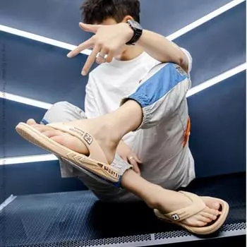 Slides Beach Height Bathroom Male Slipper Shiatsu Clappers 2024 Mascullino Summer Sale Fun Designer Luxury Low Price Men s Shoe 40