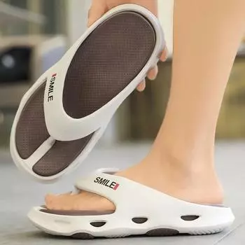 Slides Flip Flops Outdoor Men s Shoe Shiatsu Male Slipper Summer Cheap Shoes Liquidation Clappers 2024 Pvc High Quality Fashion 39