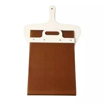 Скользящая деревянная лопатка для пиццы с ручкой, легкая, удобная лопатка для выпечки H