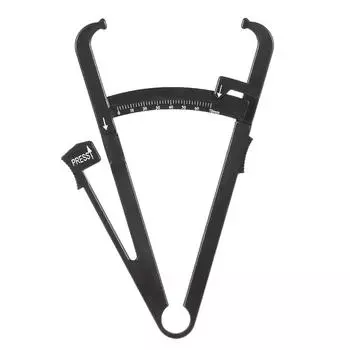 Slim Guide Body Fat Caliper Skin Fold Точные измерительные весы Тестер потери веса Черный чёрный