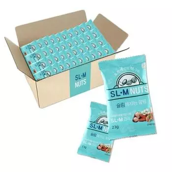 [Slim Nuts] Daily Slim Nuts, roasted twice in the oven, 23g, 50 pieces, Korean nuts