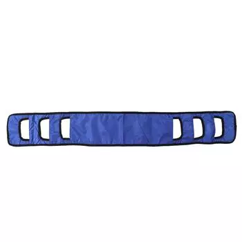 Слинг для переноски кровати для пожилых людей, сберегающий труд, расширенный, дышащий, поворотный ремень для подъема пожилых людей с подкладкой синий