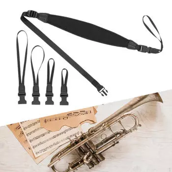 Слинг для тубы, утолщенный регулируемый удобный износостойкий ремень из искусственной кожи