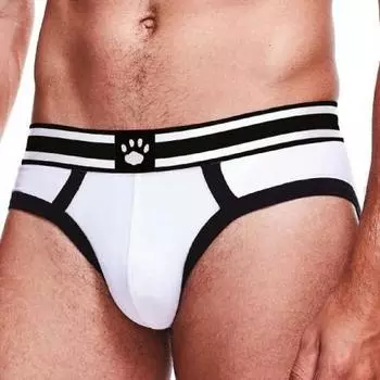 Slip Brief Prowler Blanc-Noir S прозрачный