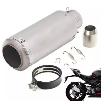 Slip On Exhaust Мотоциклетная нержавеющая сталь Slip-On Exhaust 51 мм/60 мм Универсальная замена выхлопной трубы для мотоцикла Dirt Bike Street