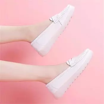 Slip-on Nurse Womens Sneakers Ladies Flats Shoes 33 Size Large Dimensions Sports Supplies Flatas Krasofka 2024elegant 4.5