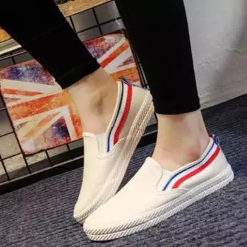Slip-ons Spring Autumn Vulcanize Shoes For Men Canvas New In Legitimate Trends 2024 Common Sneakers Man Elegant Sale And Cheap 35