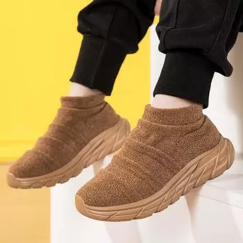 Слипоны для девочек Высокие мокасины для мальчиков Тапочки Лоферы для мальчиков Обувь Легкие слипоны для школьников Детская обувь унисекс EU:29 чёрный