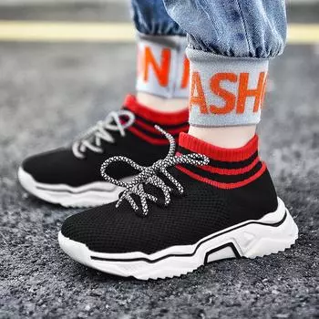 Слипоны для девочек Высокие мокасины для мальчиков Тапочки Лоферы для мальчиков Обувь Легкие слипоны для школьников Детская обувь унисекс EU:29 чёрный