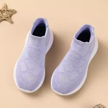 Слипоны для девочек Высокие мокасины для мальчиков Тапочки Лоферы для мальчиков Обувь Легкие слипоны для школьников Детская обувь унисекс EU:29 розовый