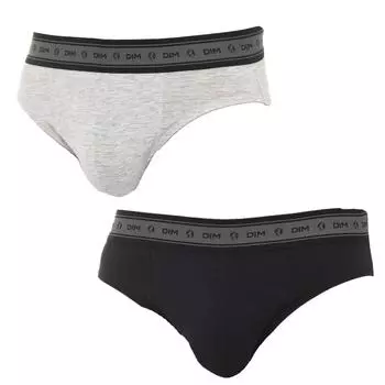 Упаковка-2 трусов из зеленой биодышащей ткани D0A6D для мужчин M разноцветный