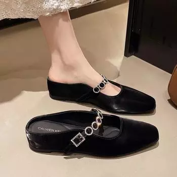 Slippers Casual On A Wedge Beach Shoes Platform Cover Toe Slipers Women Glitter Slides Luxury Soft 2025 Jelly Crystal Fash 35