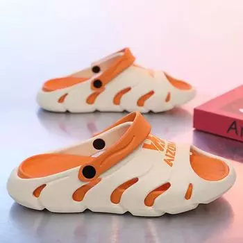 Slippers for Men Non-Slip Casual Slipper Male Outdoor Beach Walking Mens Shoes Wear-resistant Home Bathroom Indoor Soft Sandals 40-41