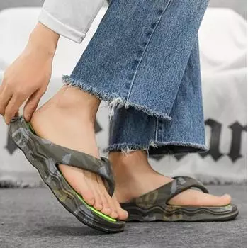 Slippers for Men Slip-resistant Shoes Eva Beach Sandals Man Cheap Korean Style Summer Sale Low Price Adult Trend 2024 Style Fun 39