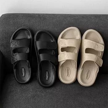 Slippers men s summer outer wear non-slip summer platform ins beach sandals beach shoes 371216-J 38 белый