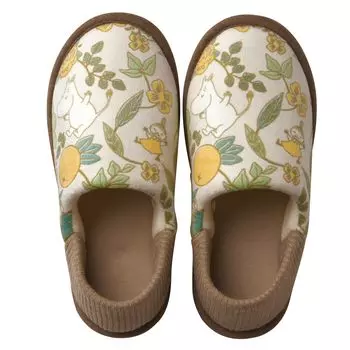 Slippers Moomin Soft Babouche Beige M [Nippon Slippers]