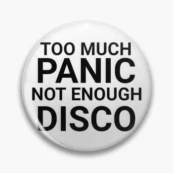 Слишком много паники, мягкая пуговица, булавка, декор, одежда с героями мультфильмов, подарок, воротник шляпы, металлическая женская креативная булавка на лацкан, ювелирная брошь, модная