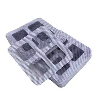 Слив для душа, ловушка для волос, сетка для душа, сливные крышки для пола, сито для раковины, фильтр для волос, пробка для ванной комнаты, кухни 10pcs серый