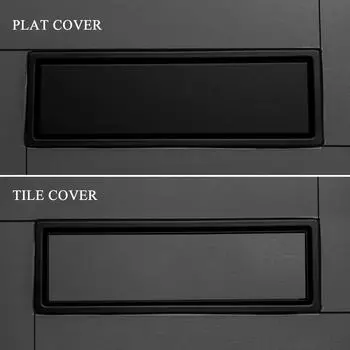 Слив для пола в ванной комнате со съемной крышкой, устойчивый к запахам, слив для пола в душе, черный, золотой, скрытый слив для пола