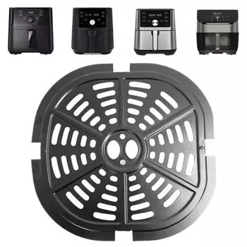 Слив масла с центральной ручкой для пищевых фритюрниц, сковорода для фритюрниц с антипригарным покрытием, сменная пластина, кухонные инструменты чёрный