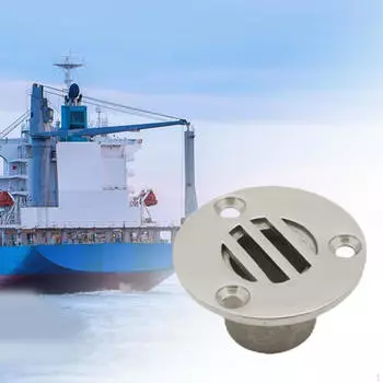 Слив на палубе лодки легко устанавливается круглый морской дренаж из нержавеющей стали для аксессуаров RV 22mm