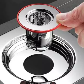 Слив в пол для кухни, ванной комнаты, анти-запах, магнитный всасывающий слив в пол, съемный фильтр для волос, односторонний слив, автоматический слив для душа, канализационные аксессуары красный