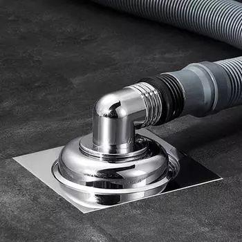 Слив в полу стиральной машины Специальные соединители Сливная труба Дезодорант для канализации Устройство для предотвращения перелива воды Слив в полу ванной комнаты 1