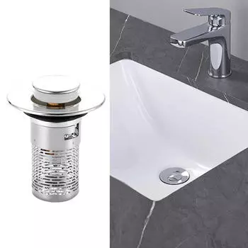 Сливная арматура для ванной комнаты Бытовая многофункциональная ловушка для волос Аксессуары для ванны Пробка для раковины Фильтр ABS