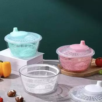 Сливная корзина, счетчик для салата, быстрый слив, многофункциональная сушилка для овощей большой емкости, стиральная машина для фруктов для дома белый